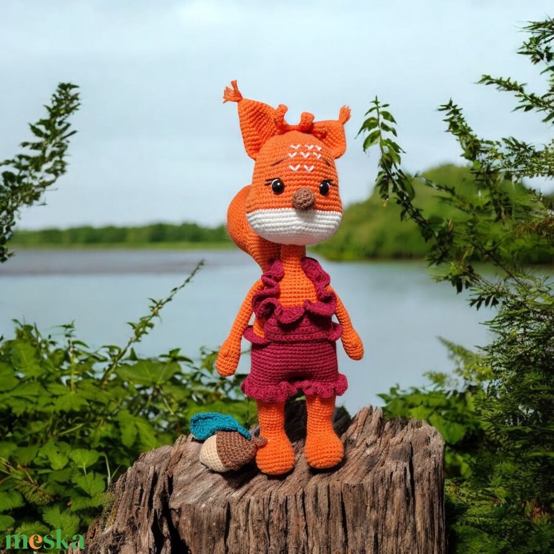 Amigurumi horgolt Mókus - játék & sport - plüssállat & játékfigura - más figura - Meska.hu Amigurumi horgolt Mókus - játék & sport - plüssállat & játékfigura - más figura - Meska.hu