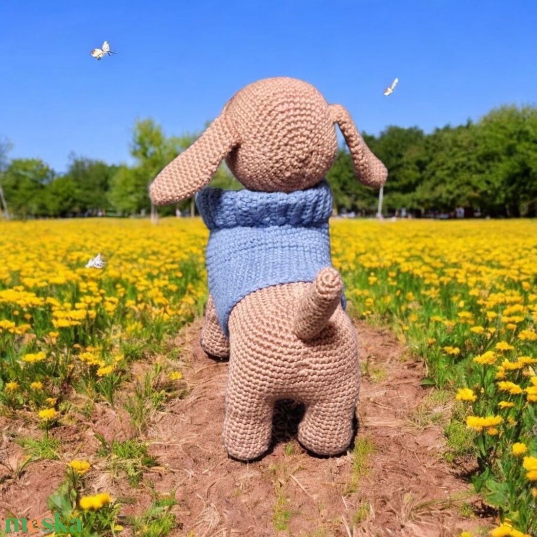 Amigurumi horgolt Tacskó  - játék & sport - plüssállat & játékfigura - kutya - Meska.hu