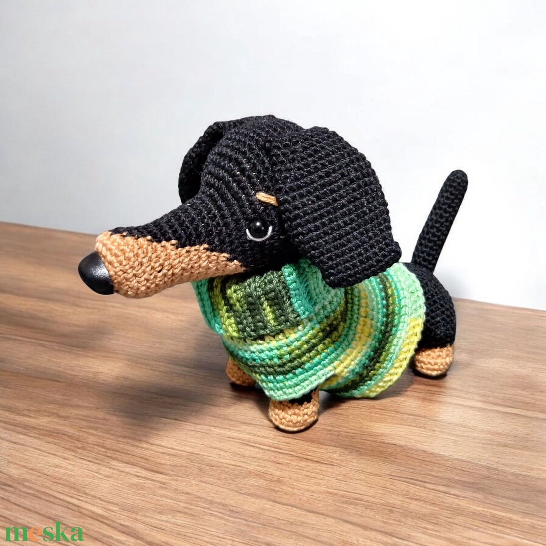 Tacskó amigurumi horgolt - játék & sport - plüssállat & játékfigura - kutya - Meska.hu Tacskó amigurumi horgolt - játék & sport - plüssállat & játékfigura - kutya - Meska.hu