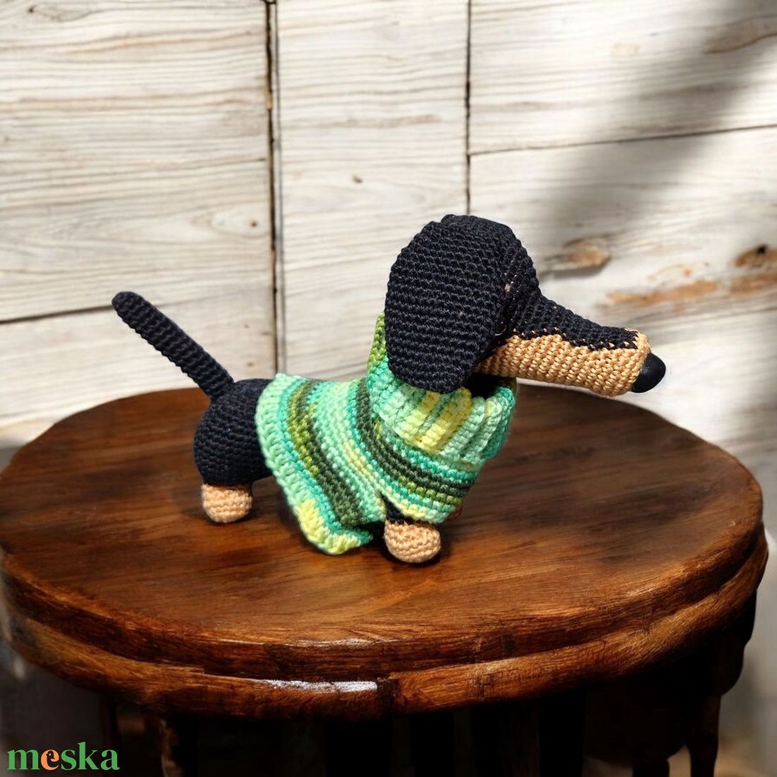 Tacskó amigurumi horgolt - játék & sport - plüssállat & játékfigura - kutya - Meska.hu Tacskó amigurumi horgolt - játék & sport - plüssállat & játékfigura - kutya - Meska.hu
