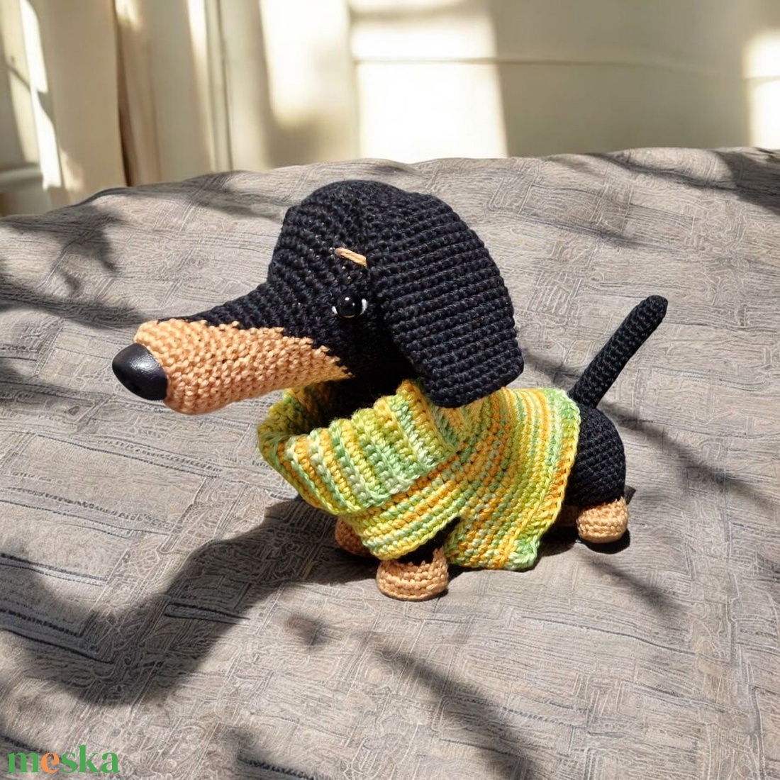 Amigurumi horgolt Tacskó - játék & sport - plüssállat & játékfigura - kutya - Meska.hu Amigurumi horgolt Tacskó - játék & sport - plüssállat & játékfigura - kutya - Meska.hu