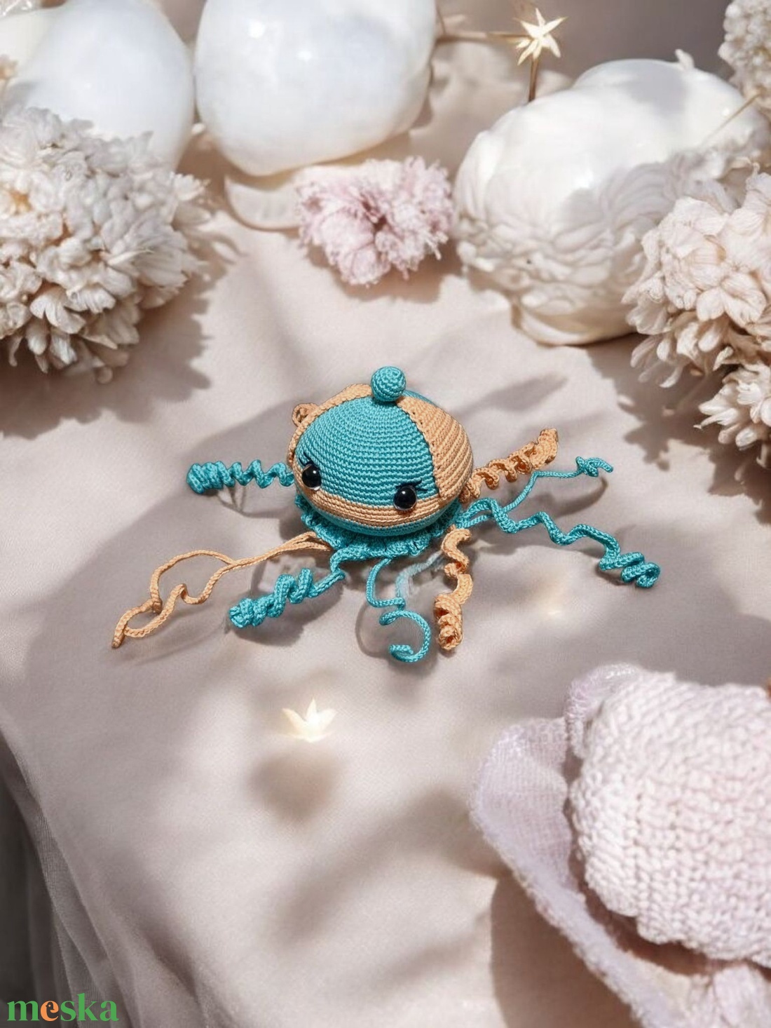 Amigurumi horgolt Medúza  - játék & sport - plüssállat & játékfigura - más figura - Meska.hu