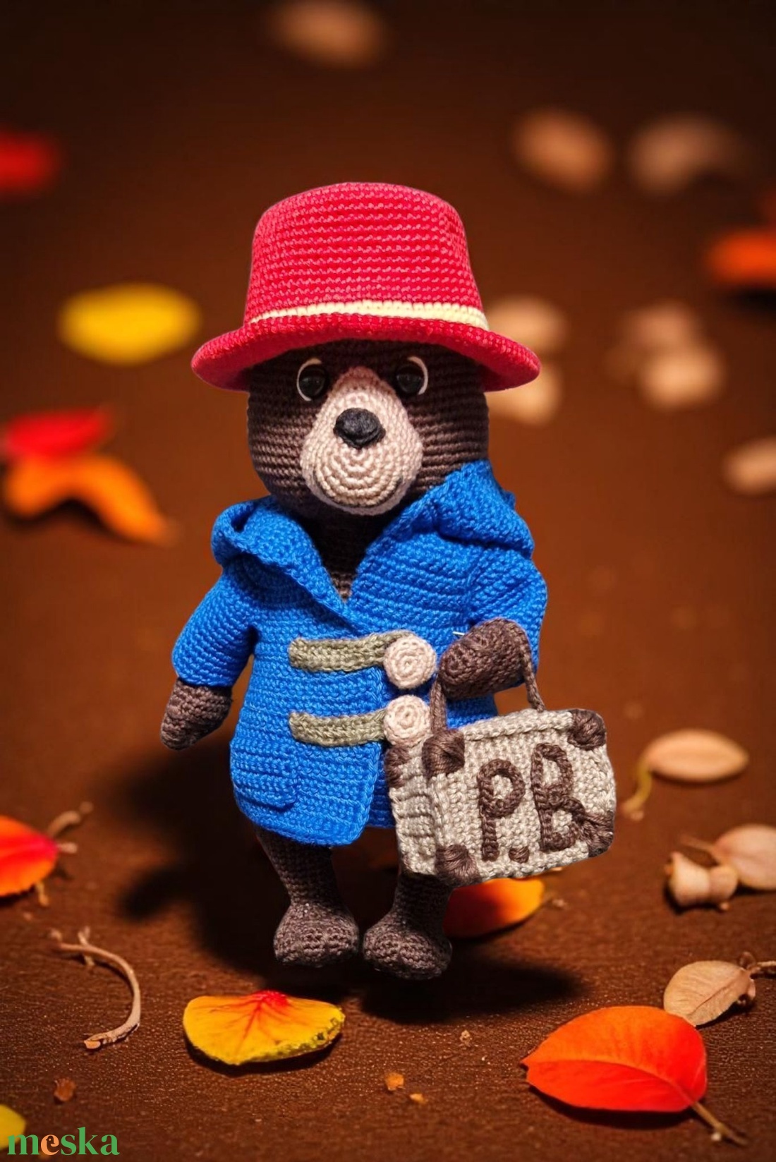 Peddington maci Amigurumi technikával horgolt  - játék & sport - plüssállat & játékfigura - maci - Meska.hu