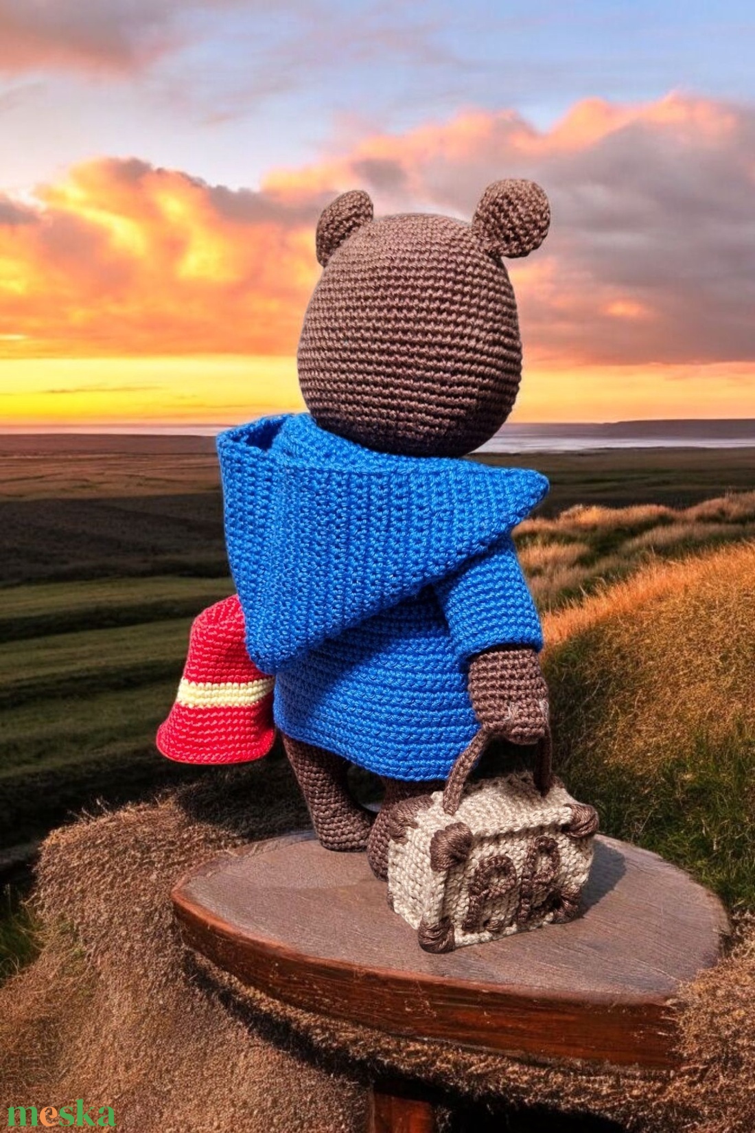 Peddington maci Amigurumi technikával horgolt  - játék & sport - plüssállat & játékfigura - maci - Meska.hu