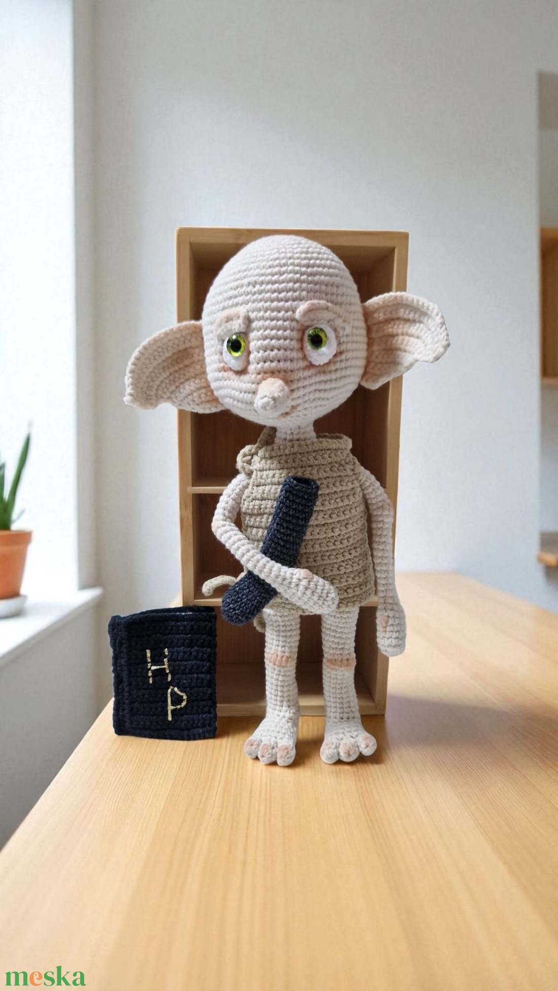Amigurumi technikával horgolt Dobby a házimanó - játék & sport - plüssállat & játékfigura - manó - Meska.hu Amigurumi technikával horgolt Dobby a házimanó - játék & sport - plüssállat & játékfigura - manó - Meska.hu