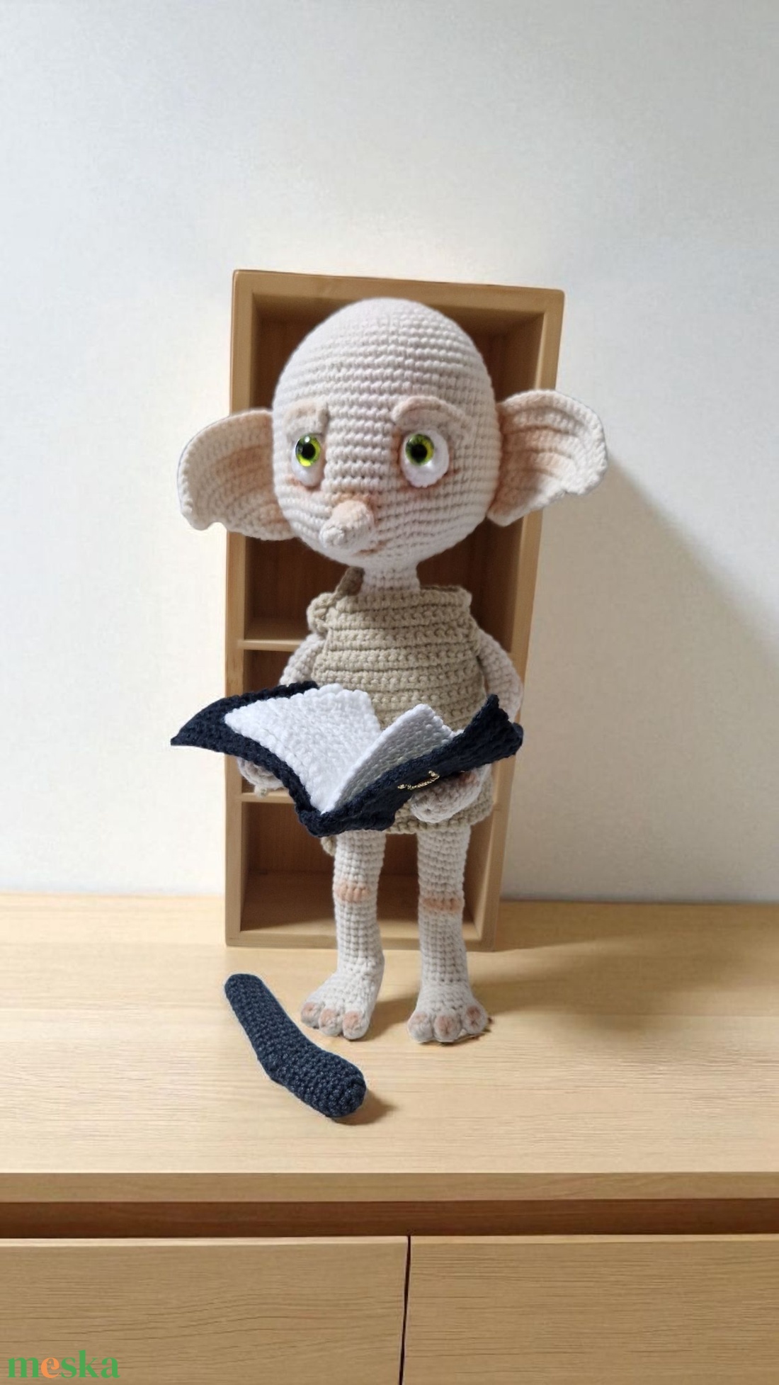 Amigurumi technikával horgolt Dobby a házimanó - játék & sport - plüssállat & játékfigura - manó - Meska.hu Amigurumi technikával horgolt Dobby a házimanó - játék & sport - plüssállat & játékfigura - manó - Meska.hu