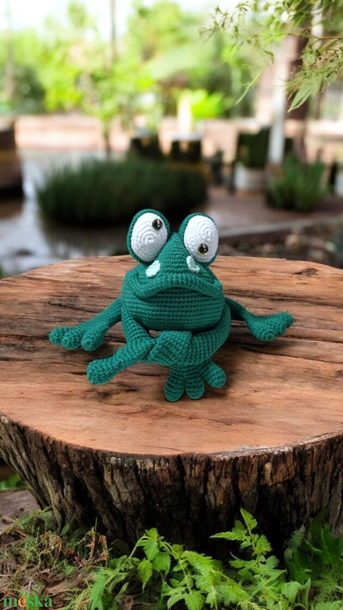 Amigurumi horgolt Béka - játék & sport - plüssállat & játékfigura - béka - Meska.hu Amigurumi horgolt Béka - játék & sport - plüssállat & játékfigura - béka - Meska.hu