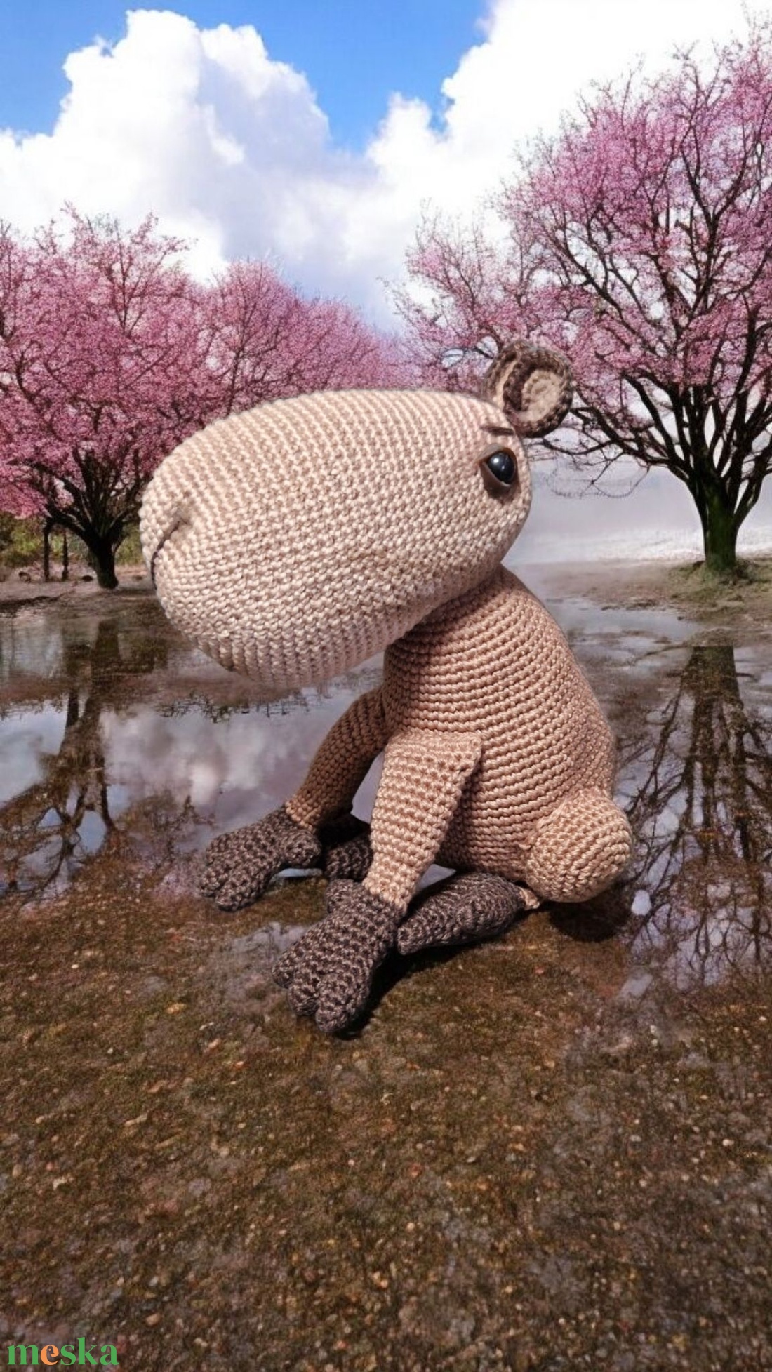 Amigurumi horgolt kapibara/vizidisznó/ - játék & sport - plüssállat & játékfigura - más figura - Meska.hu