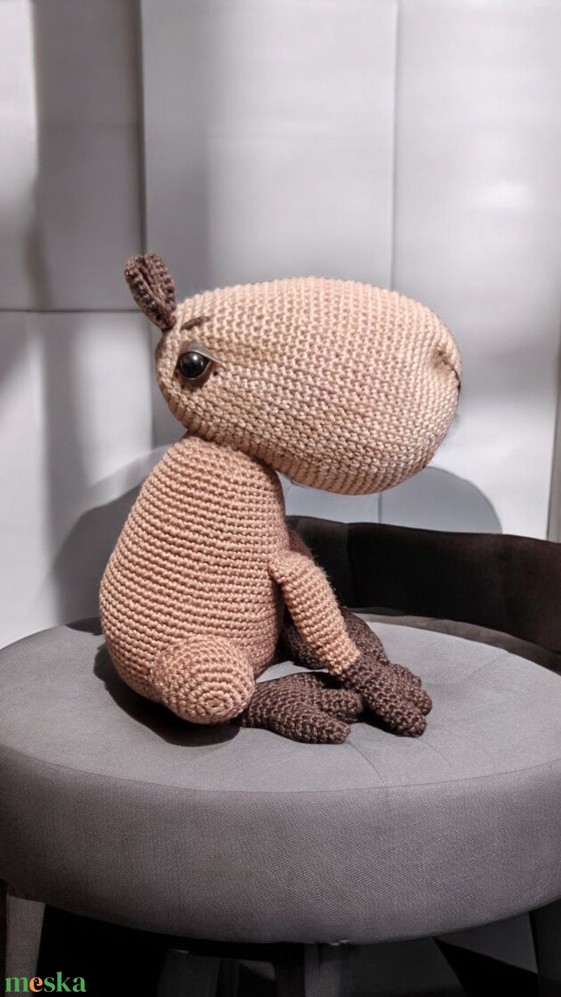 Amigurumi horgolt kapibara/vizidisznó/ - játék & sport - plüssállat & játékfigura - más figura - Meska.hu