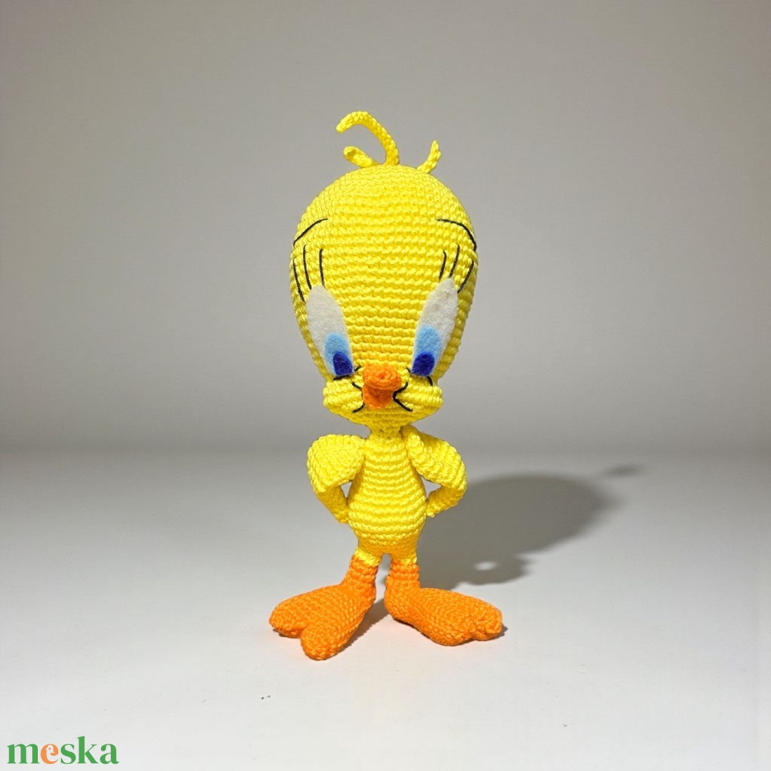 Csőrike Amigurumi technikával horgolt  - játék & sport - plüssállat & játékfigura - plüss mesefigurák - Meska.hu