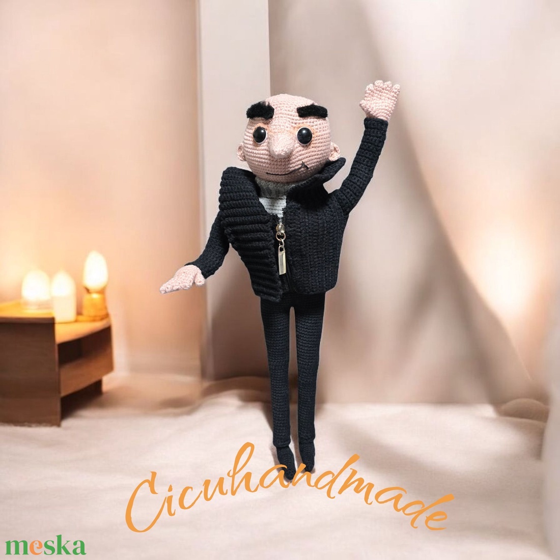 Mister Gru Horgolt mesehős  - játék & sport - plüssállat & játékfigura - más figura - Meska.hu