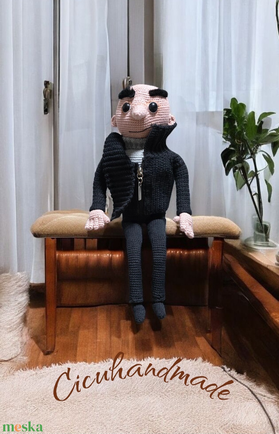 Mister Gru Horgolt mesehős  - játék & sport - plüssállat & játékfigura - más figura - Meska.hu