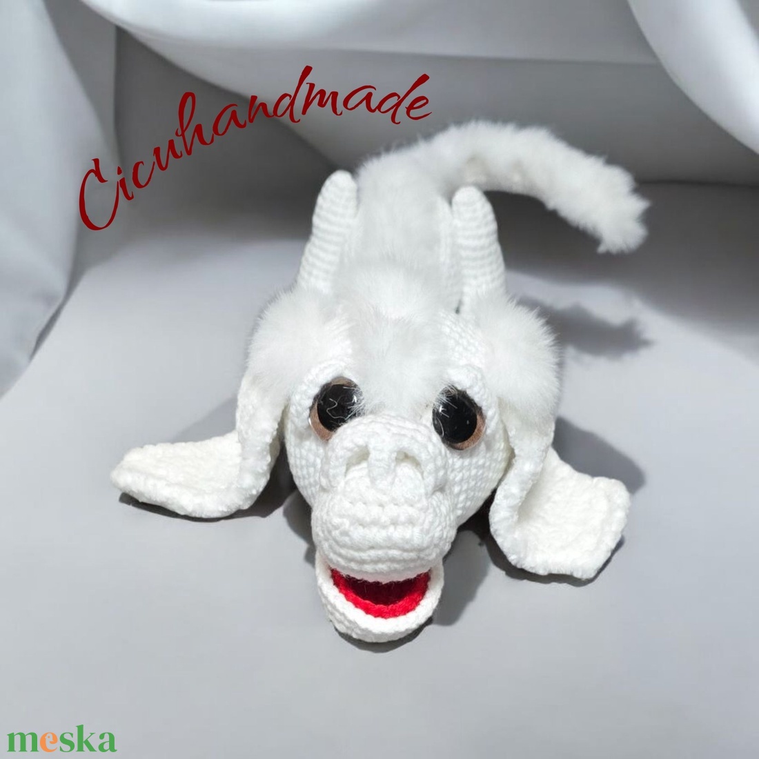 Amigurumi horgolt Falkor a szerencsehozó sárkány - játék & sport - plüssállat & játékfigura - plüss sárkány - Meska.hu Amigurumi horgolt Falkor a szerencsehozó sárkány - játék & sport - plüssállat & játékfigura - plüss sárkány - Meska.hu