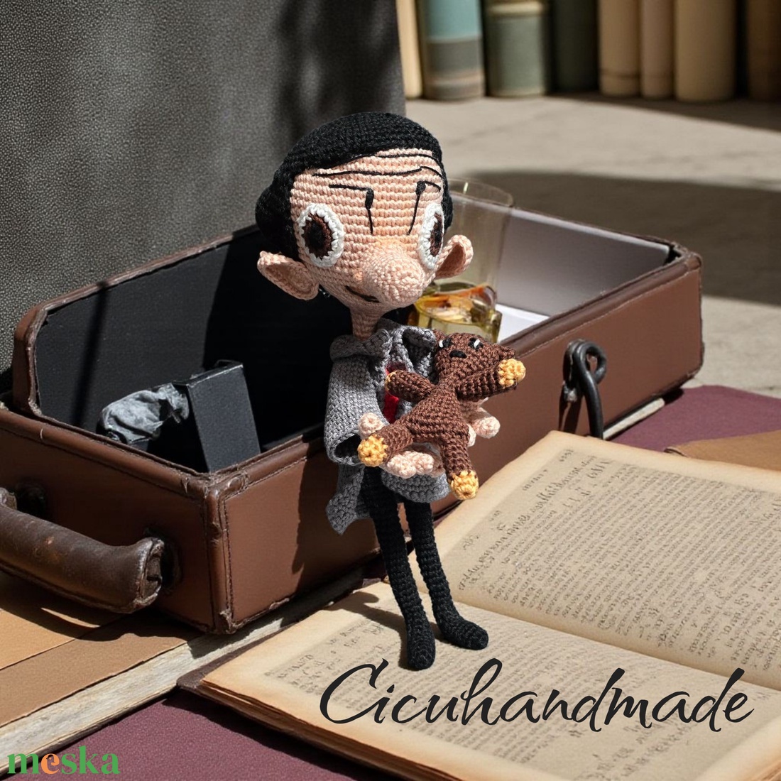 Mr.Bean mese és Teddy macija figura  - játék & sport - plüssállat & játékfigura - ember - Meska.hu Mr.Bean mese és Teddy macija figura  - játék & sport - plüssállat & játékfigura - ember - Meska.hu