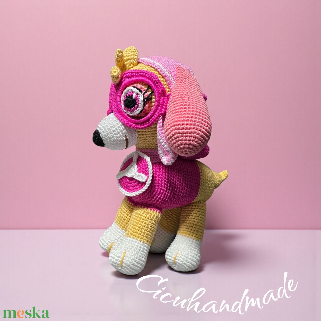 Mancs Őrjáratból Sky kutya Rendelésre  - játék & sport - plüssállat & játékfigura - kutya - Meska.hu