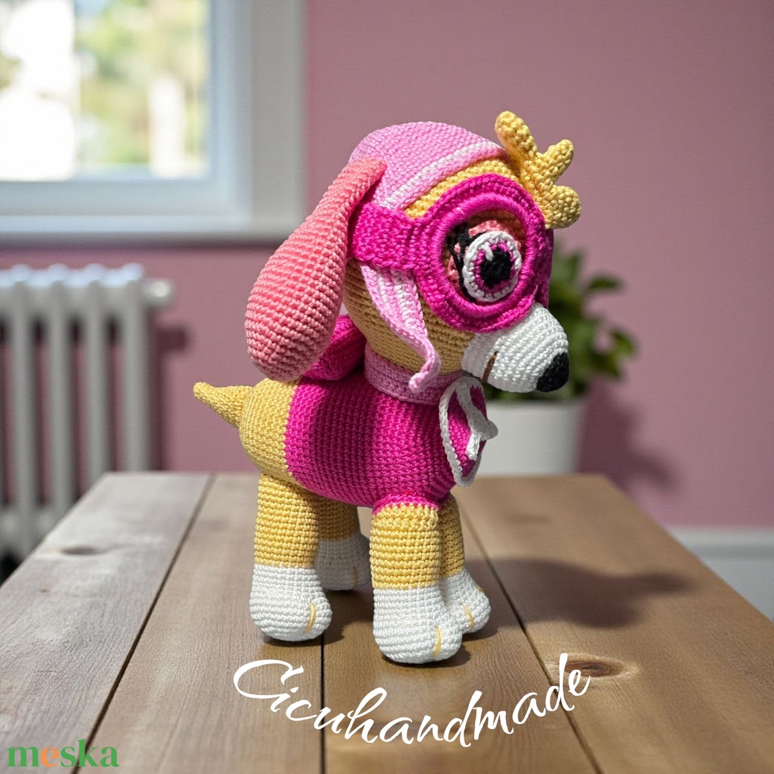 Mancs Őrjáratból Sky kutya Rendelésre  - játék & sport - plüssállat & játékfigura - kutya - Meska.hu