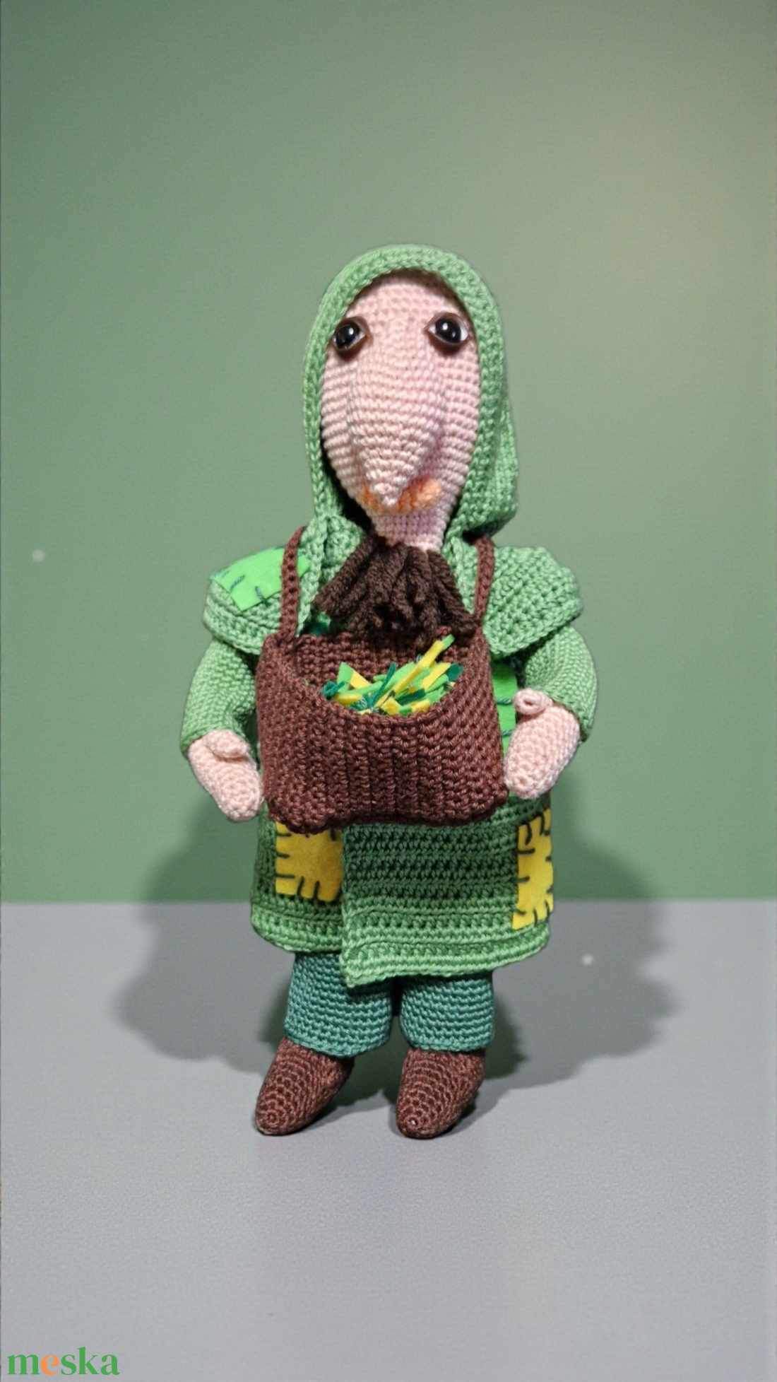 Egy mesebeli karakter a füvesember  - játék & sport - plüssállat & játékfigura - plüss mesefigurák - Meska.hu