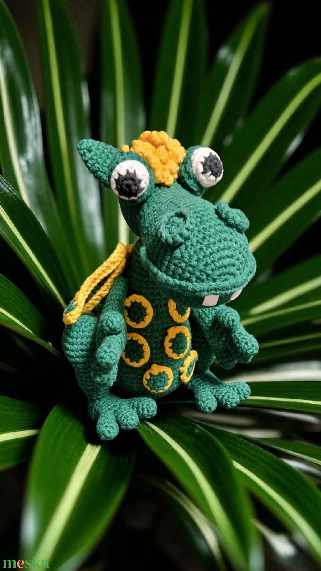 Dragon horgolt - játék & sport - plüssállat & játékfigura - plüss mesefigurák - Meska.hu