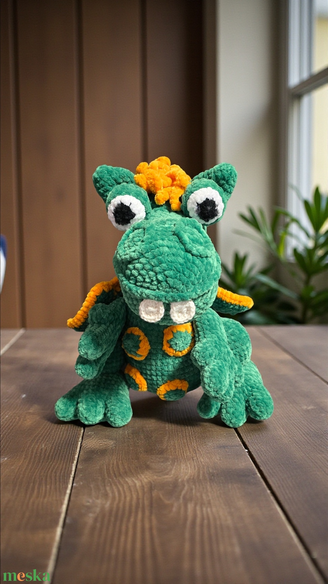 Horgolt Sárkány  - játék & sport - plüssállat & játékfigura - plüss mesefigurák - Meska.hu