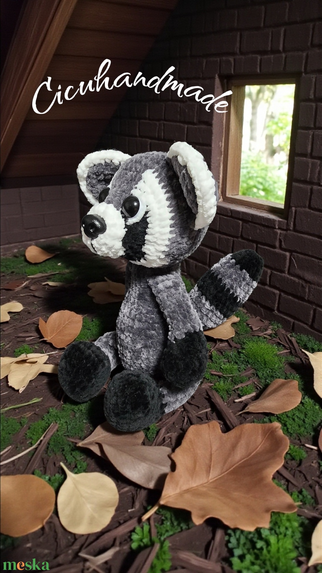 Horgolt Mosómedve - játék & sport - plüssállat & játékfigura - maci - Meska.hu