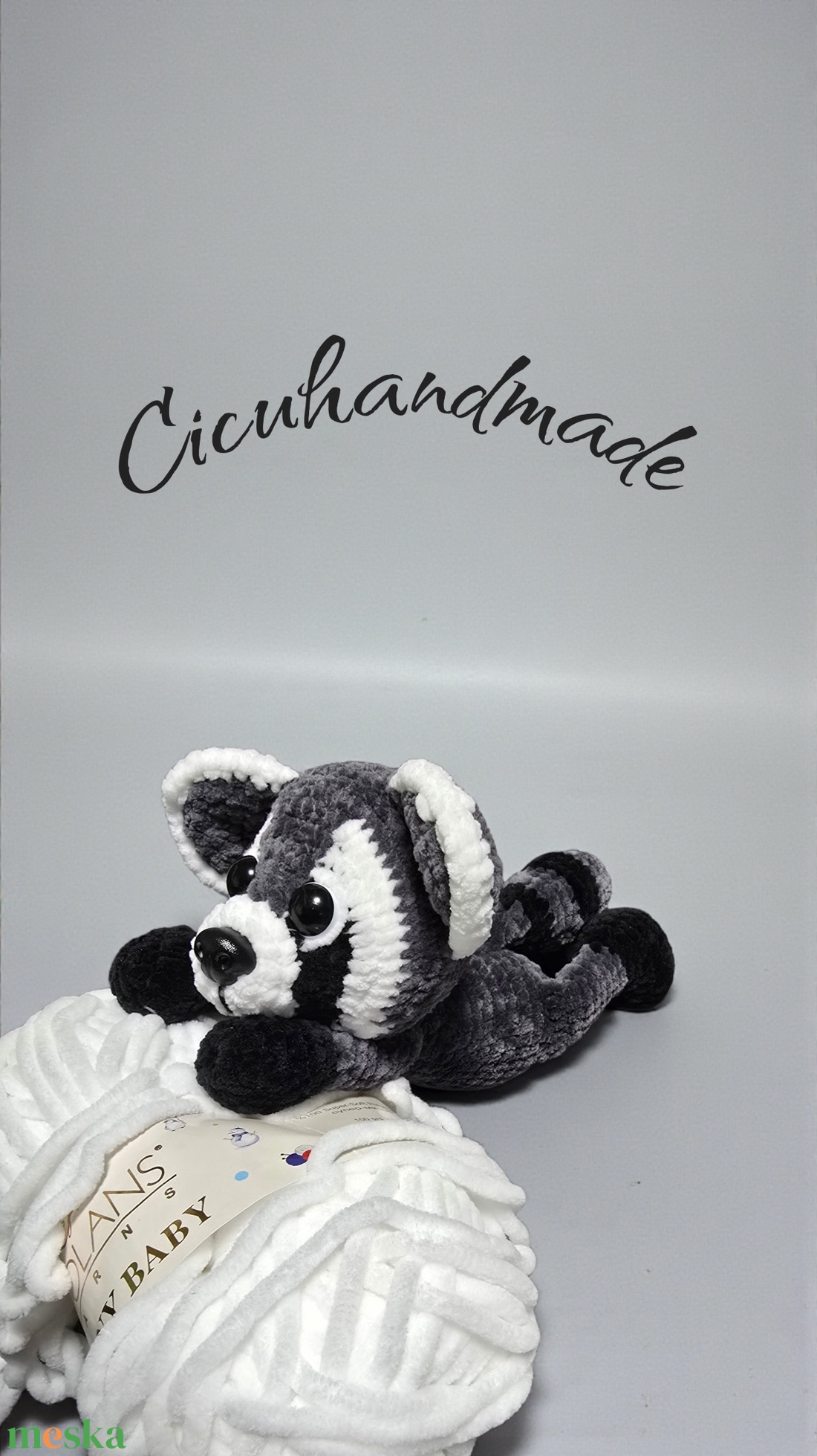 Horgolt Mosómedve - játék & sport - plüssállat & játékfigura - maci - Meska.hu