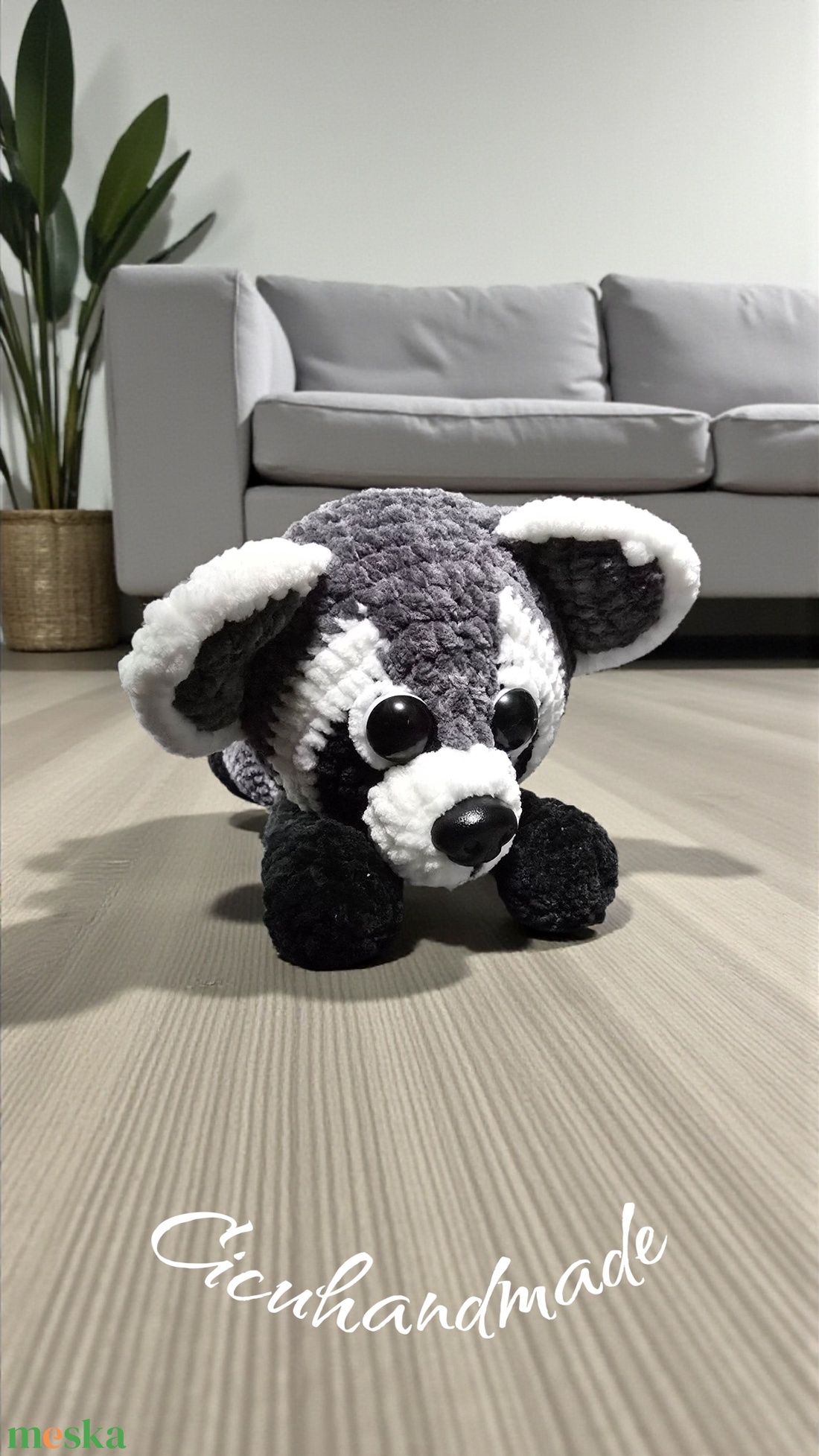 Horgolt Mosómedve - játék & sport - plüssállat & játékfigura - maci - Meska.hu