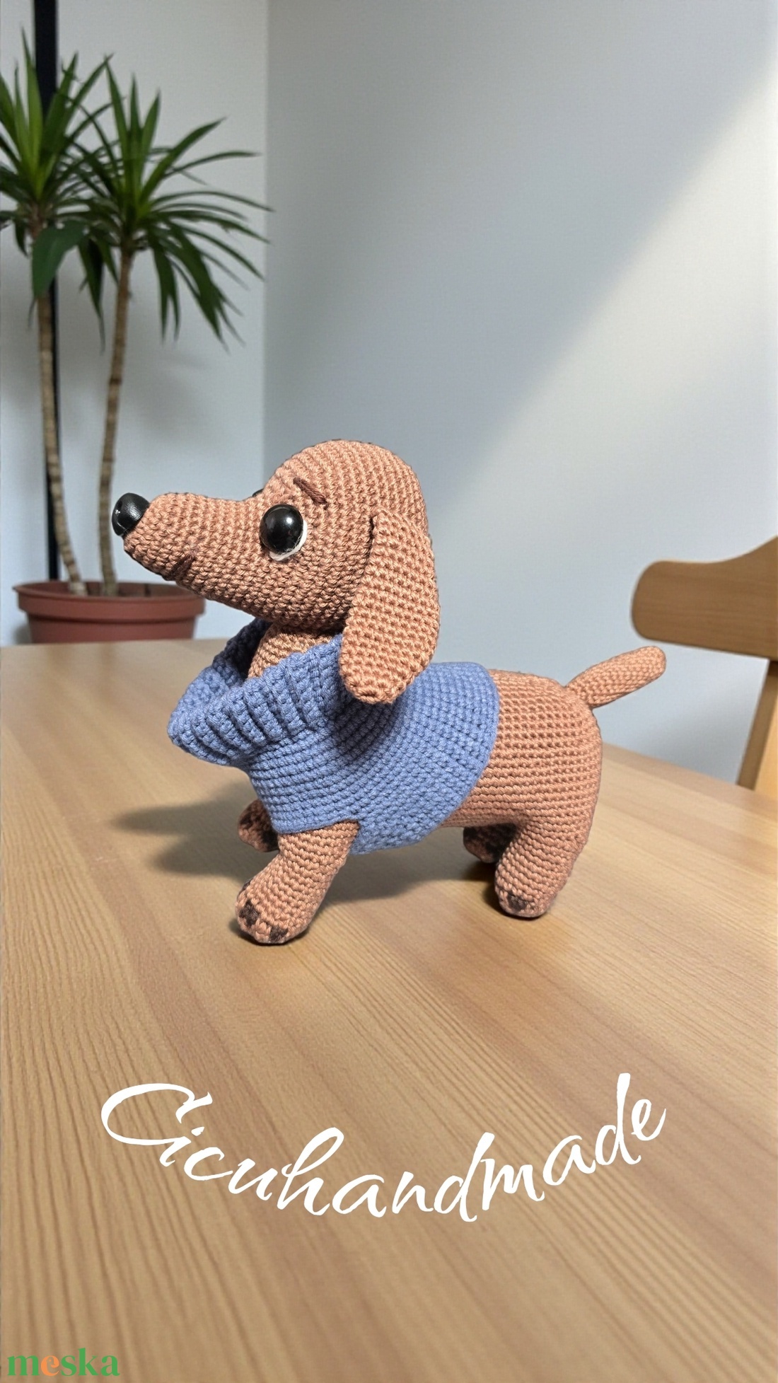 Amigurumi horgolt Labrador kölyök - játék & sport - plüssállat & játékfigura - kutya - Meska.hu