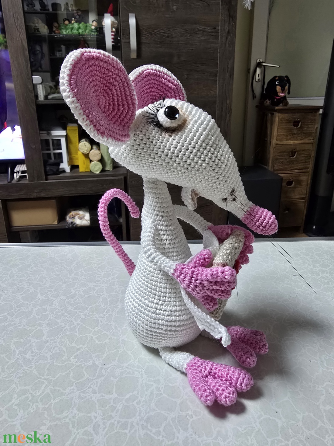 Amigurumi horgolt Patkány  - játék & sport - plüssállat & játékfigura - egér - Meska.hu