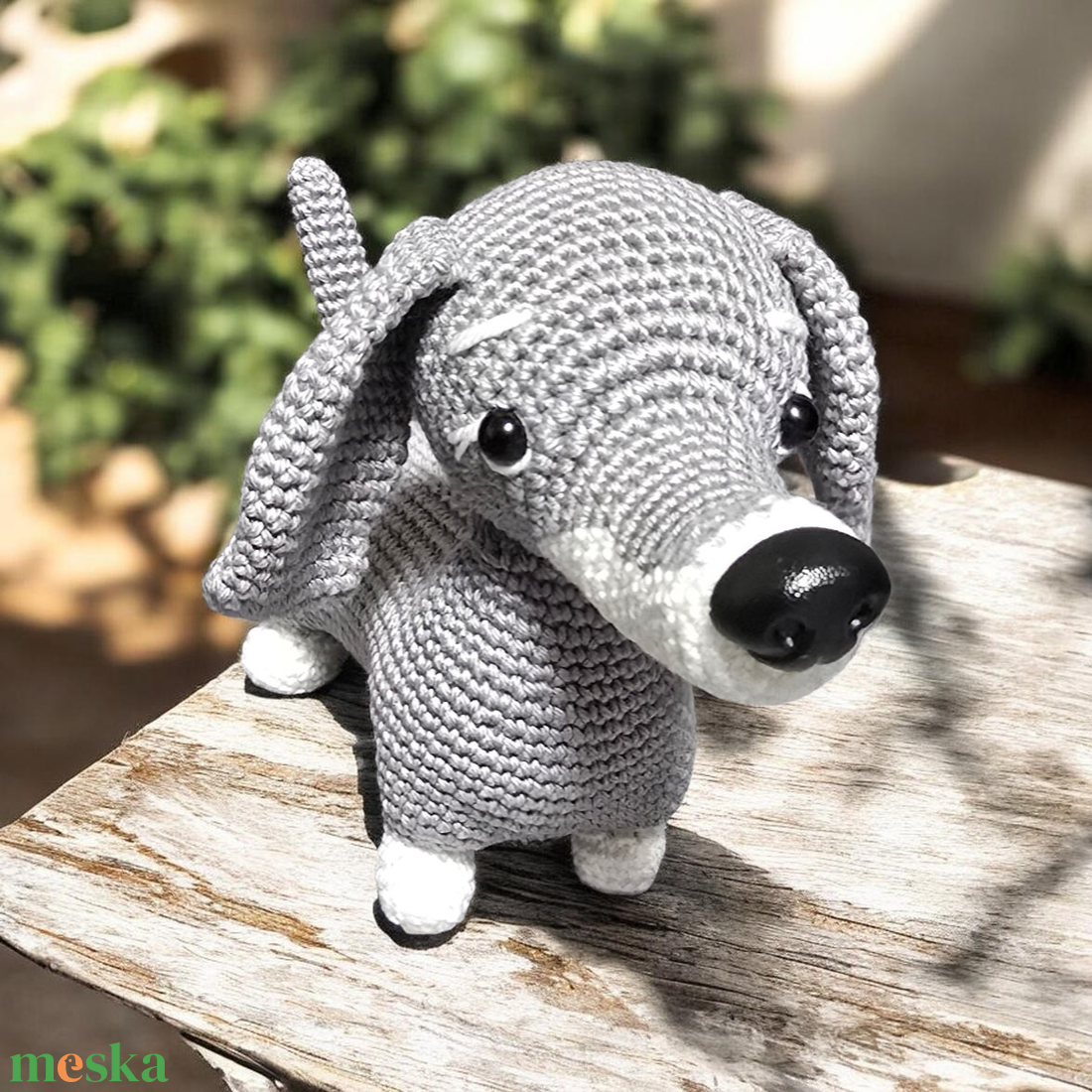 Amigurumi horgolt Tacskó  - játék & sport - plüssállat & játékfigura - kutya - Meska.hu