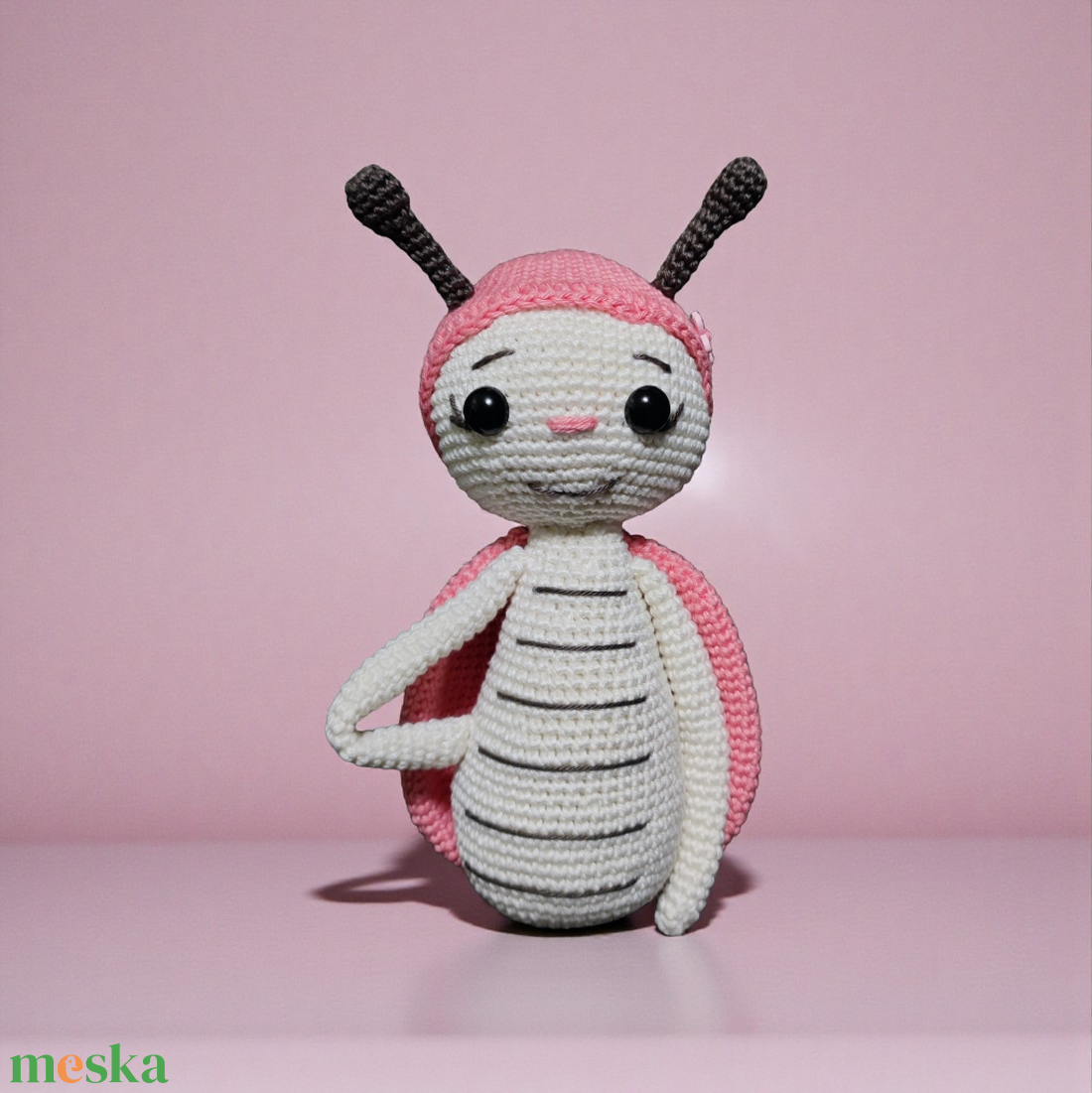 Pink katicabogár - játék & sport - plüssállat & játékfigura - más figura - Meska.hu