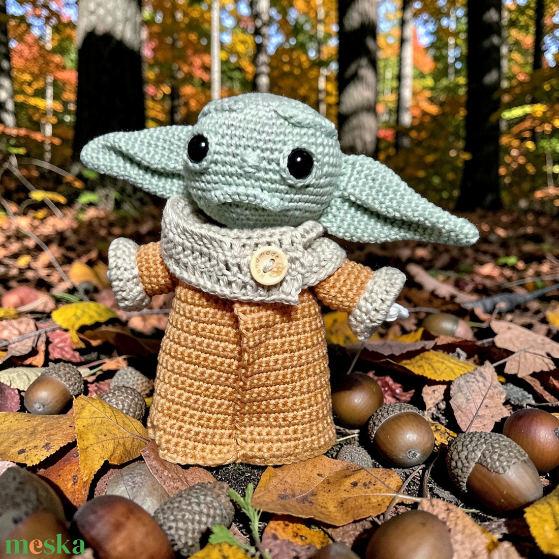 Baby Yoda  - játék & sport - plüssállat & játékfigura - plüss mesefigurák - Meska.hu