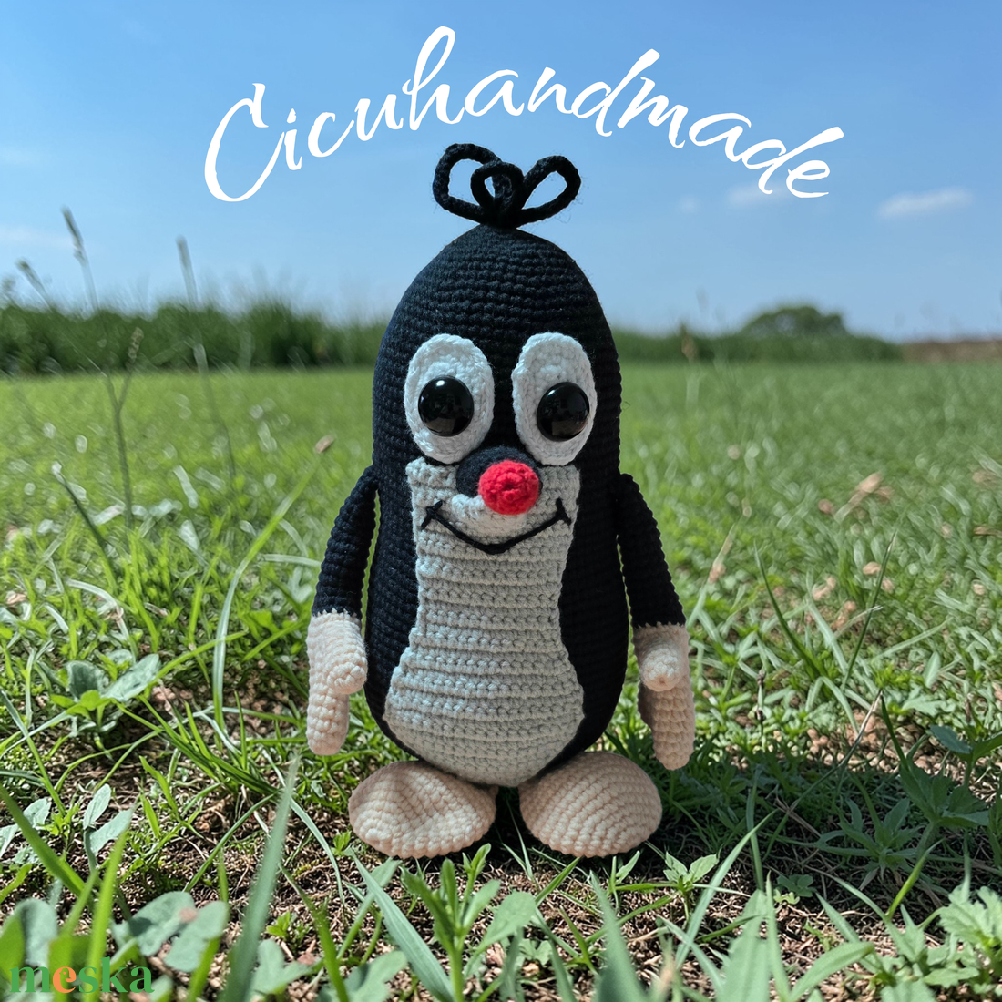 A kisvakond amigurumi horgolt  - játék & sport - plüssállat & játékfigura - plüss mesefigurák - Meska.hu