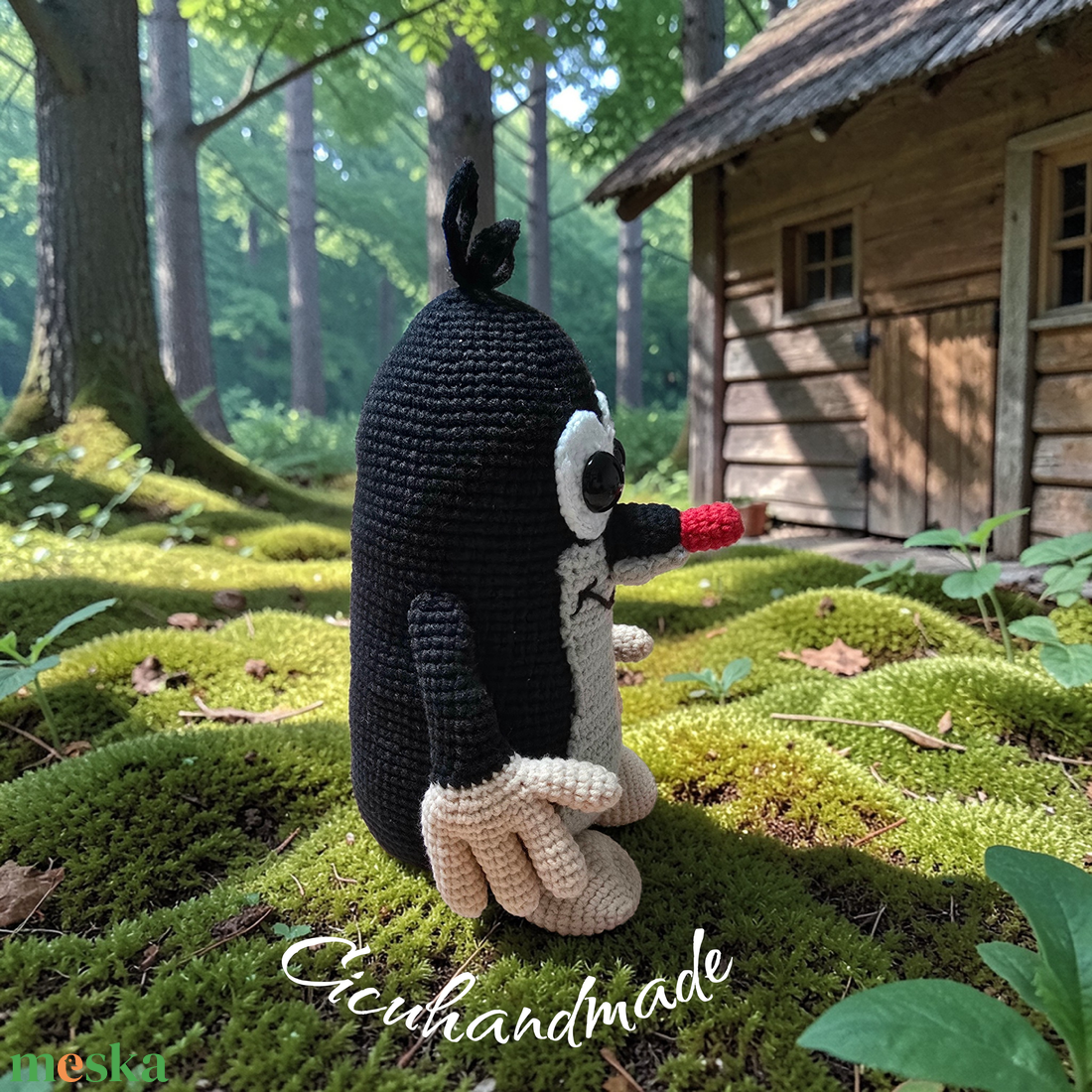A kisvakond amigurumi horgolt  - játék & sport - plüssállat & játékfigura - plüss mesefigurák - Meska.hu