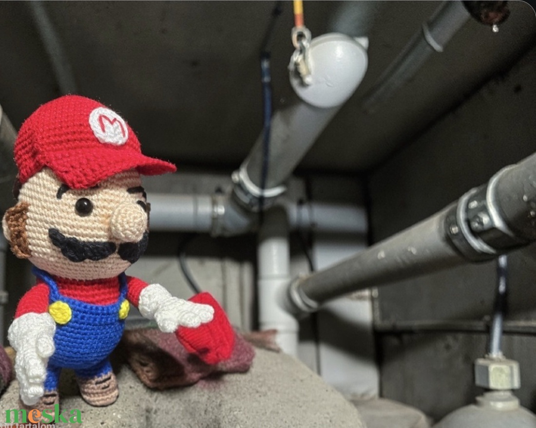 Super Mario horgolt  - játék & sport - plüssállat & játékfigura - plüss mesefigurák - Meska.hu