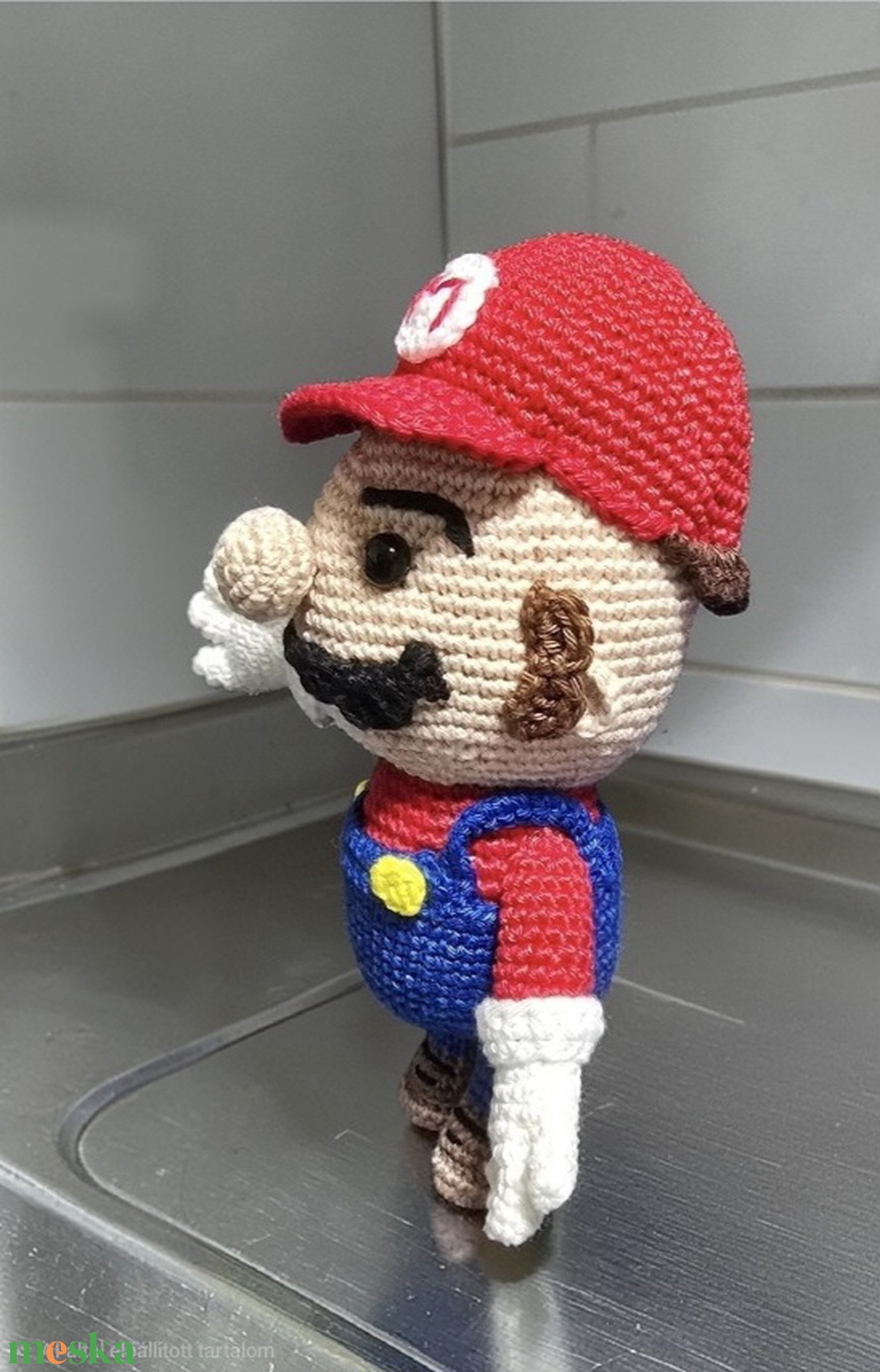 Super Mario horgolt  - játék & sport - plüssállat & játékfigura - plüss mesefigurák - Meska.hu