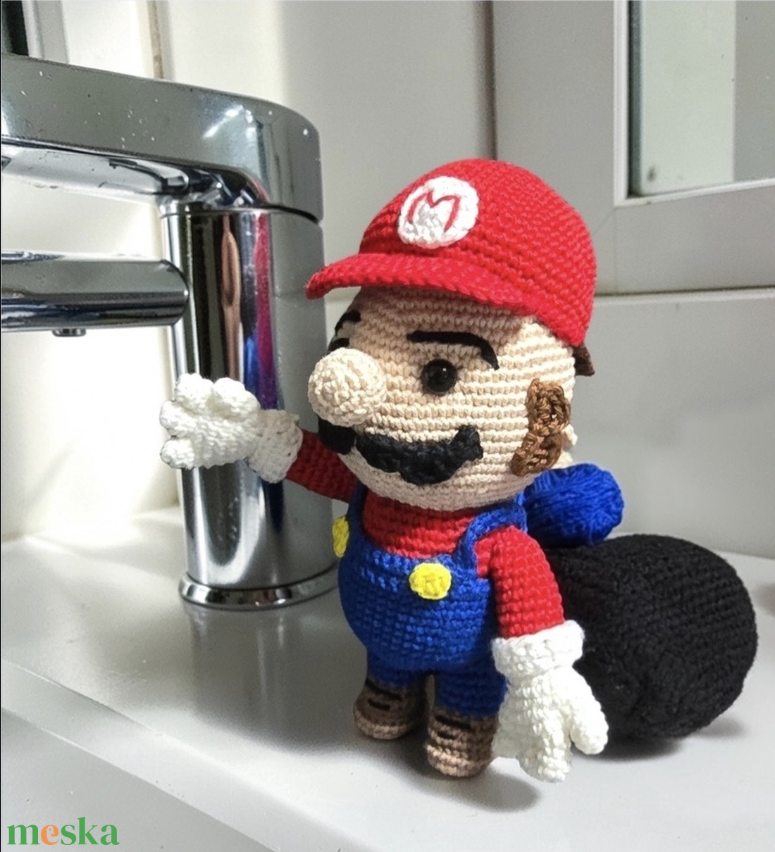 Super Mario horgolt  - játék & sport - plüssállat & játékfigura - plüss mesefigurák - Meska.hu