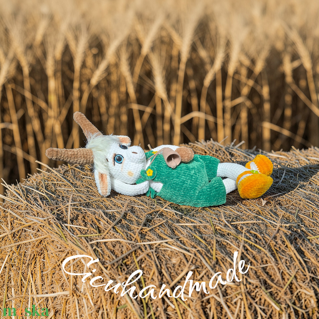 Amigurumi horgolt Kecske  - játék & sport - plüssállat & játékfigura - más figura - Meska.hu