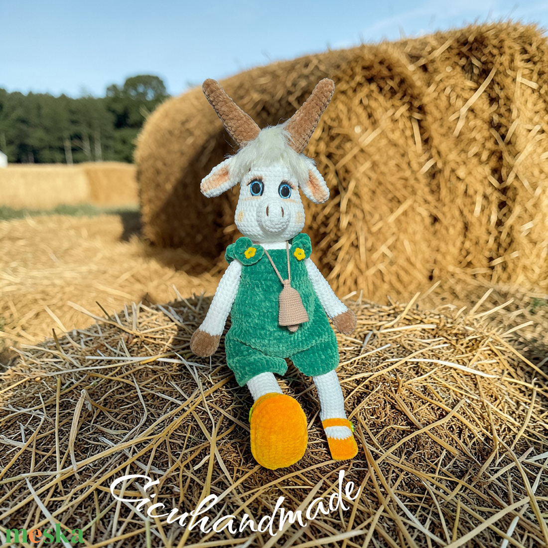 Amigurumi horgolt Kecske  - játék & sport - plüssállat & játékfigura - más figura - Meska.hu
