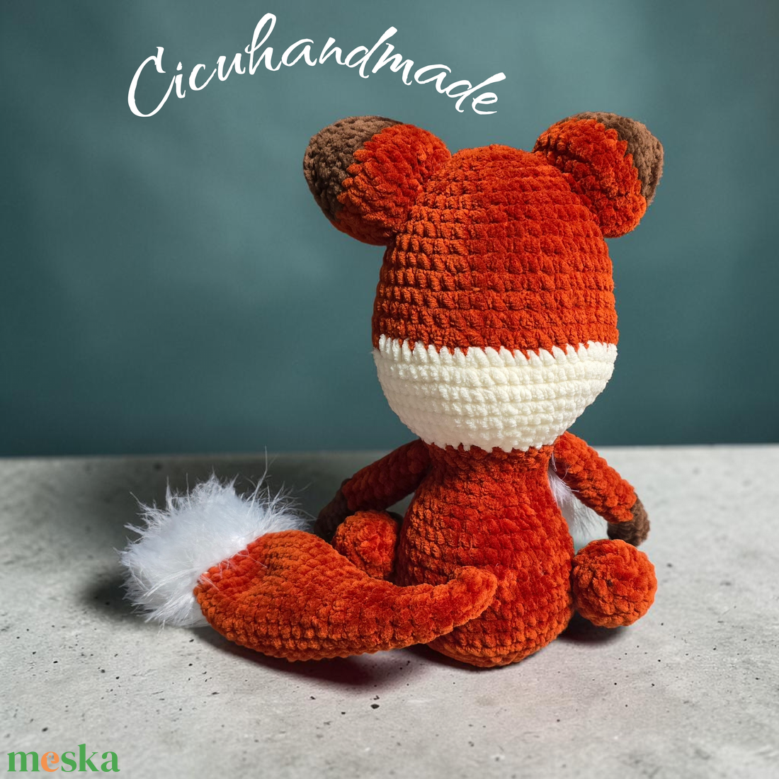 Amigurumi horgolt Róka Plüss  - játék & sport - plüssállat & játékfigura - róka - Meska.hu