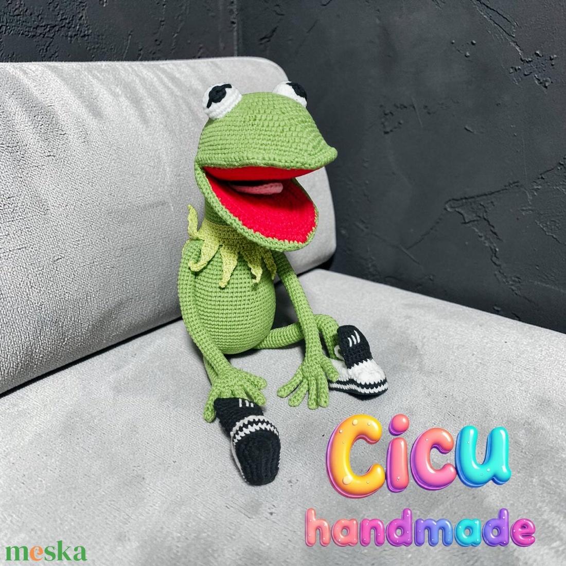 Muppet show Breki a béka Kermit - játék & sport - plüssállat & játékfigura - béka - Meska.hu