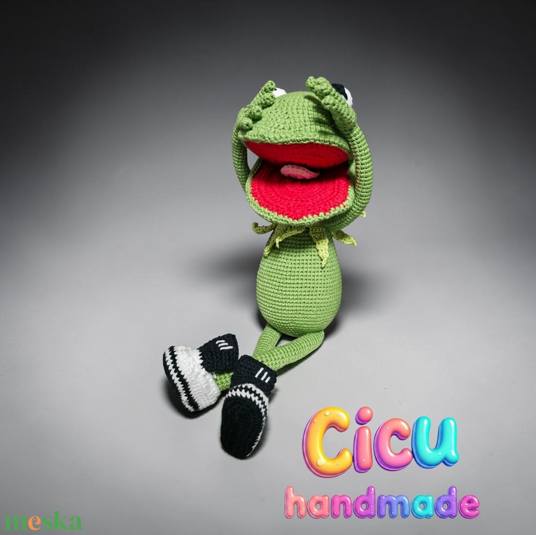 Muppet show Breki a béka Kermit - játék & sport - plüssállat & játékfigura - béka - Meska.hu