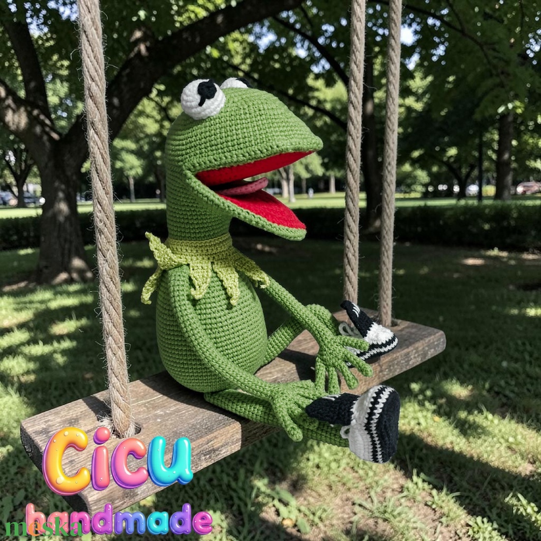 Muppet show Breki a béka Kermit - játék & sport - plüssállat & játékfigura - béka - Meska.hu
