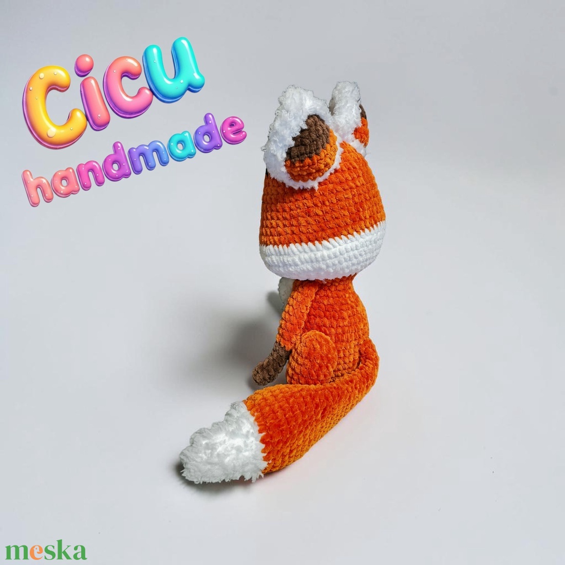Amigurumi horgolt Róka Plüss  - játék & sport - plüssállat & játékfigura - róka - Meska.hu