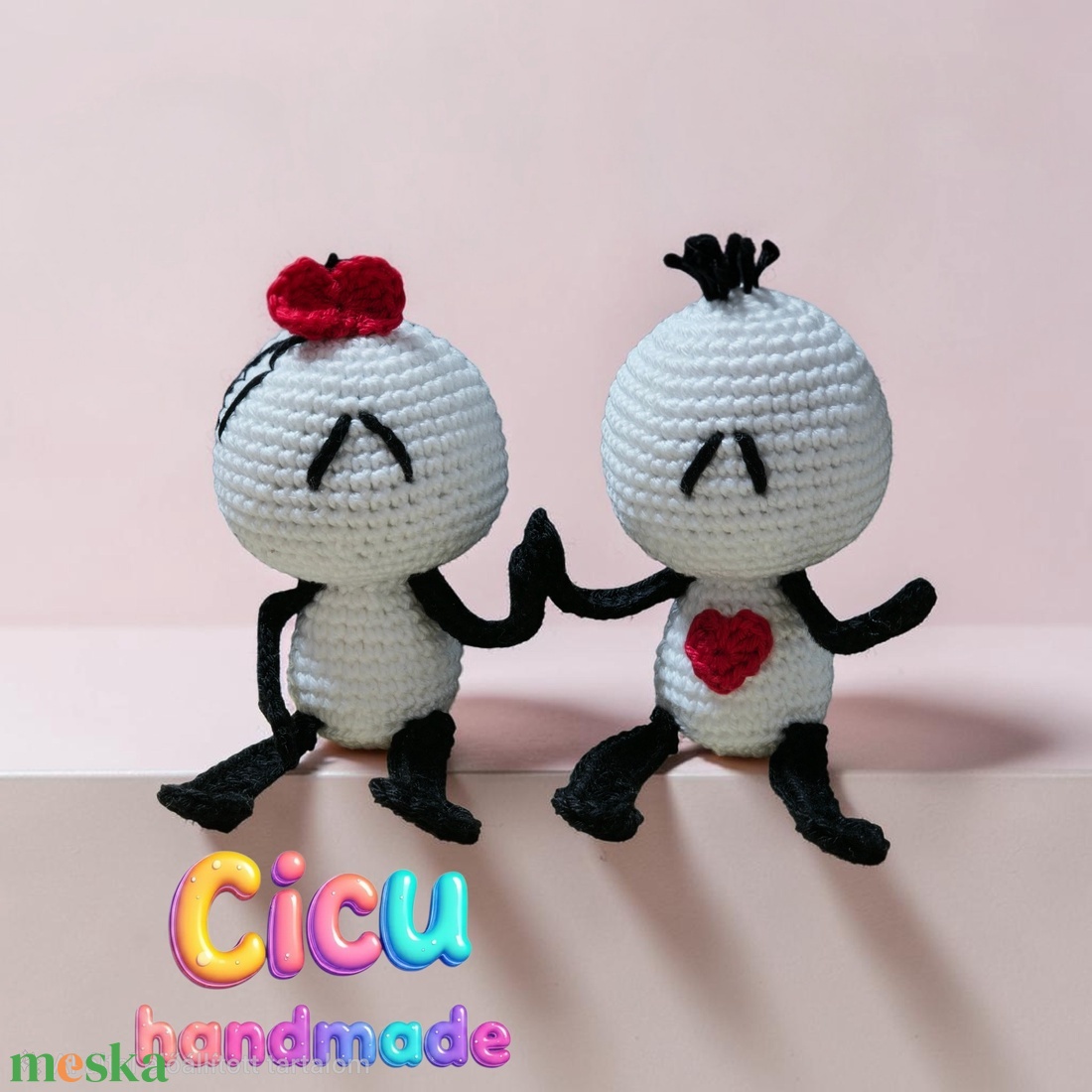 Bigli és Migli Amigurumi horgolt  - játék & sport - plüssállat & játékfigura - más figura - Meska.hu