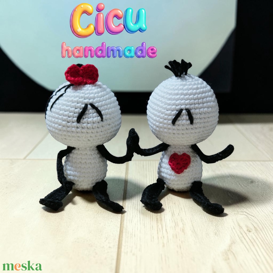 Bigli és Migli Amigurumi horgolt  - játék & sport - plüssállat & játékfigura - más figura - Meska.hu