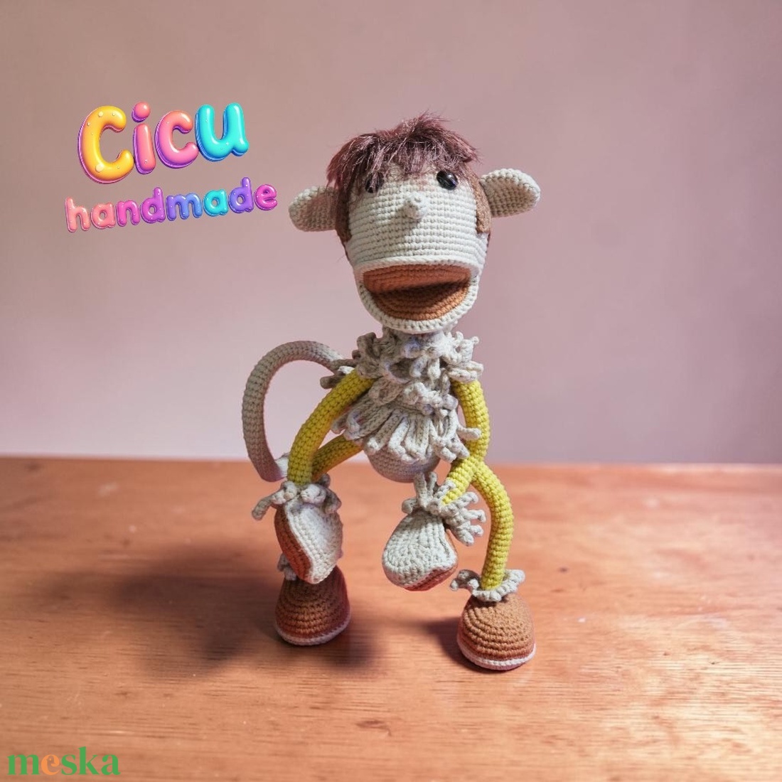 Amigurumi horgolt Hakapeszi Maki  - játék & sport - plüssállat & játékfigura - plüss mesefigurák - Meska.hu