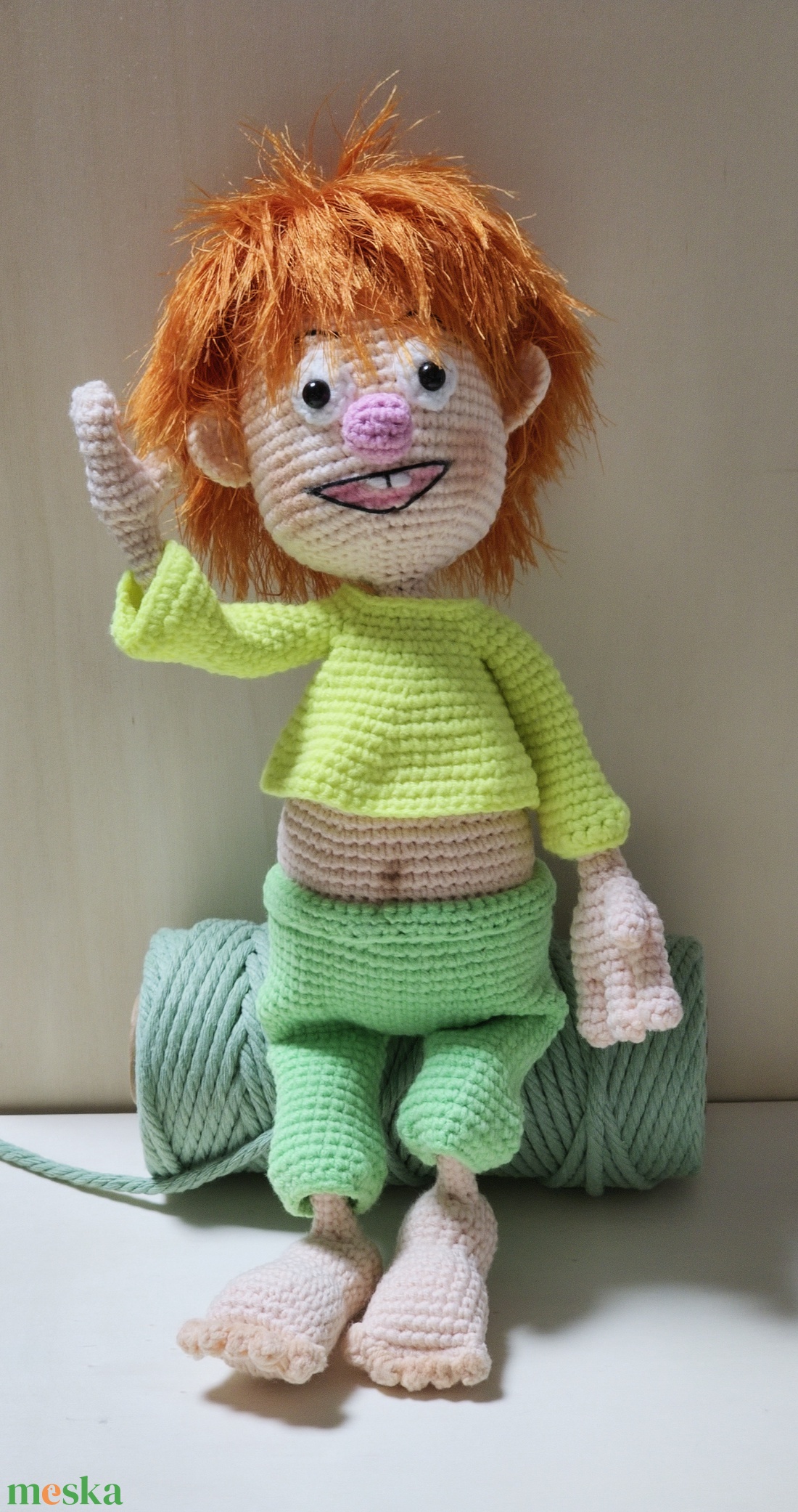 Amigurumi horgolt Pumukli  - játék & sport - plüssállat & játékfigura - más figura - Meska.hu