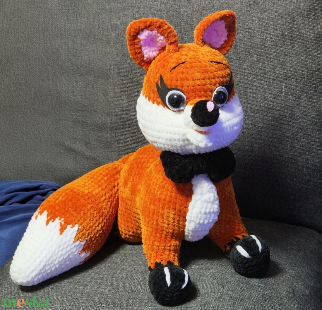 Amigurumi horgolt Róka  - játék & sport - plüssállat & játékfigura - róka - Meska.hu