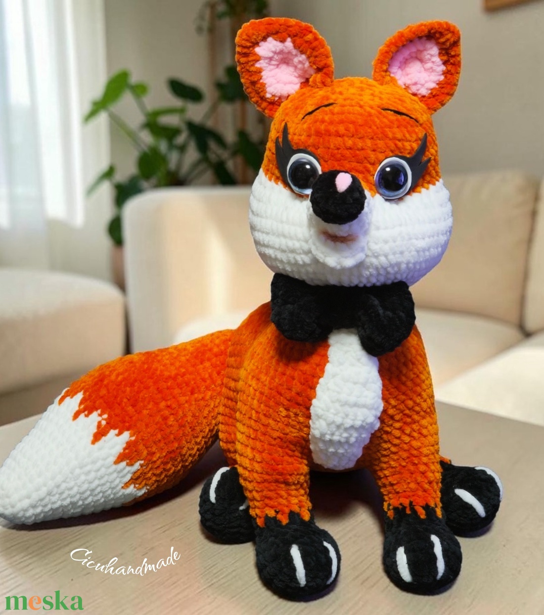 Amigurumi horgolt Róka  - játék & sport - plüssállat & játékfigura - róka - Meska.hu