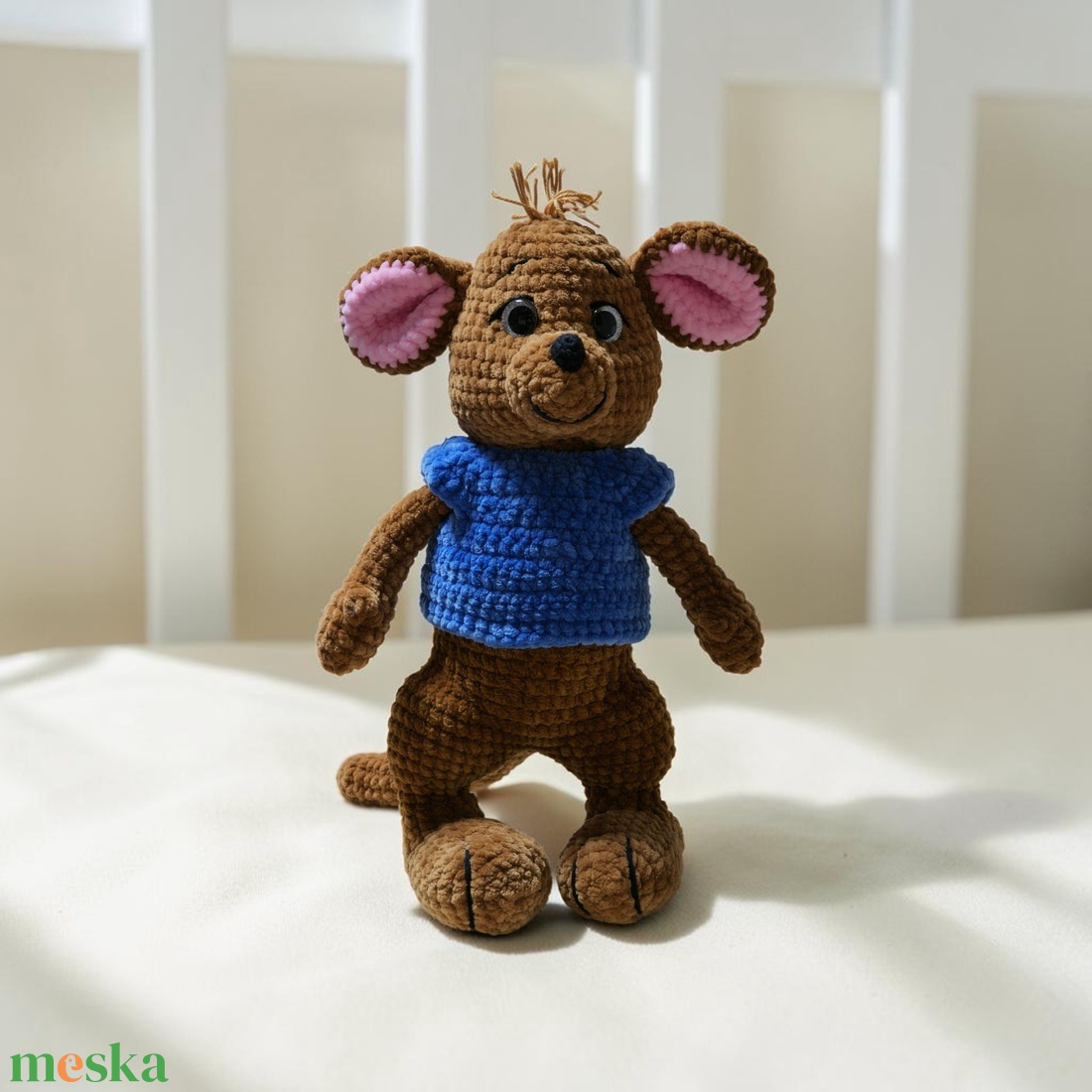 Horgolt Amigurumi zsebibaba  - játék & sport - plüssállat & játékfigura - plüss mesefigurák - Meska.hu